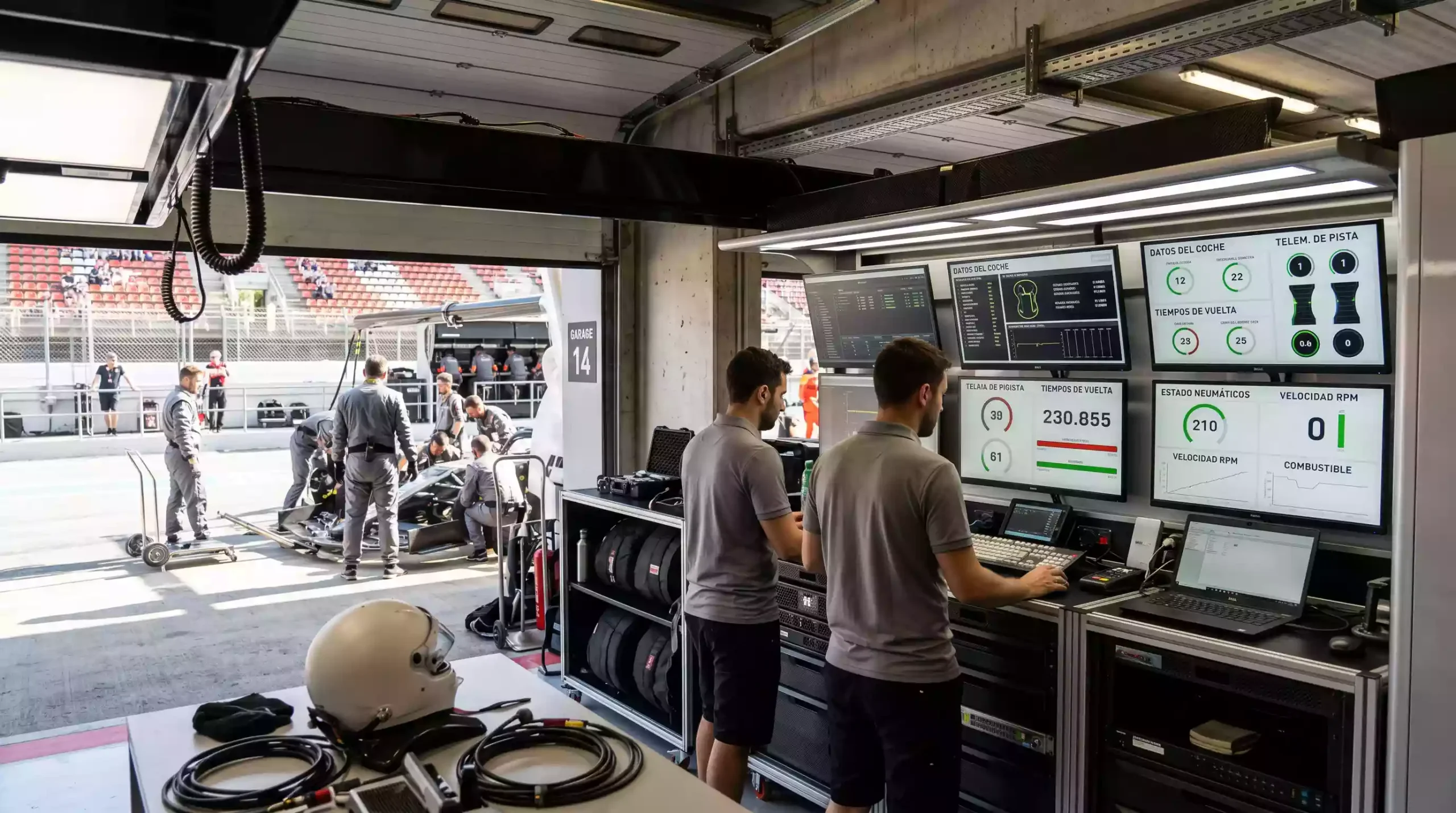 Escuderías de Fórmula 1 alineadas en el pitlane antes del campeonato de constructores 2026